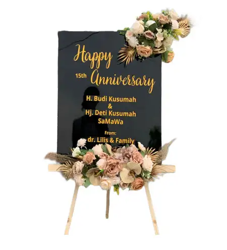 Papan Bunga Akrilik Bungkutoko